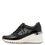Thumbnail: Marco Tozzi Rosa wedge fashion sneaker in black reptile