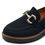 Thumbnail: Tamaris Cecile loafer in navy blue suede