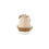 Thumbnail: Lunar Evie plimsoll in cream leather
