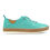 Thumbnail: Lunar Evie plimsoll in turquoise leather