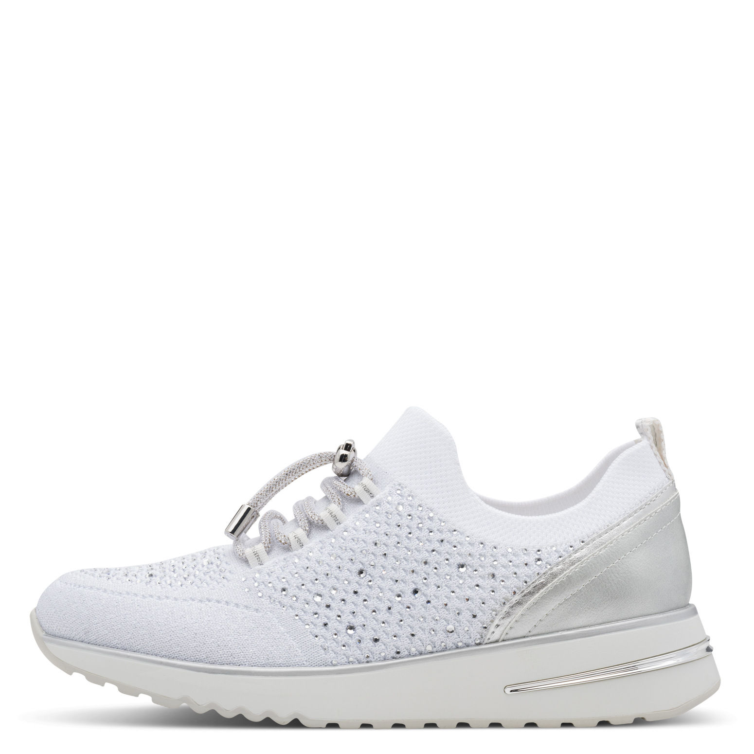 Marco Tozzi Yumina sneaker in glam white 24712-45-197