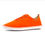 Thumbnail: Lunar St.Lawrence plimsoll in orange suede