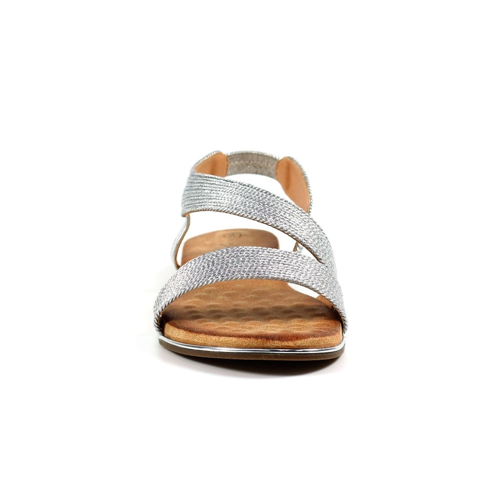Thumbnail: LUNAR BINDI SANDAL IN SILVER 