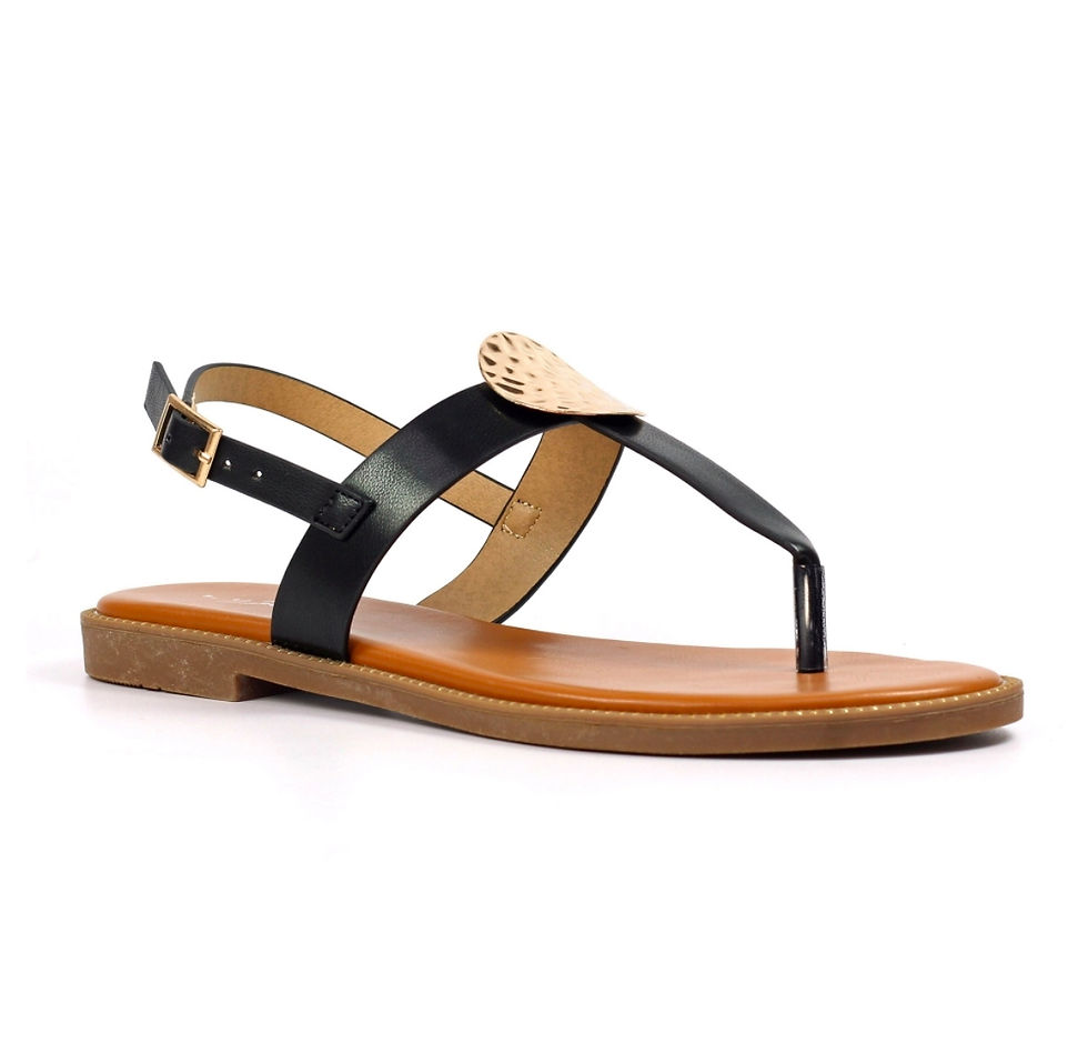 Thumbnail: LUNAR PASCAL BLACK SANDAL
