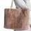 Thumbnail: Pia Rossini Marylin faux fur tote bag in honey ombre