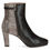 Thumbnail: Peter Kaiser Barrie ankle boot in black & beige reptile print leather