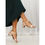 Thumbnail: LUNAR BLAZE HEELED SANDAL IN ROSE GOLD
