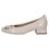 Thumbnail: CAPRICE SEVILLE COURT SHOE IN OFF WHITE PATENT LEATHER 