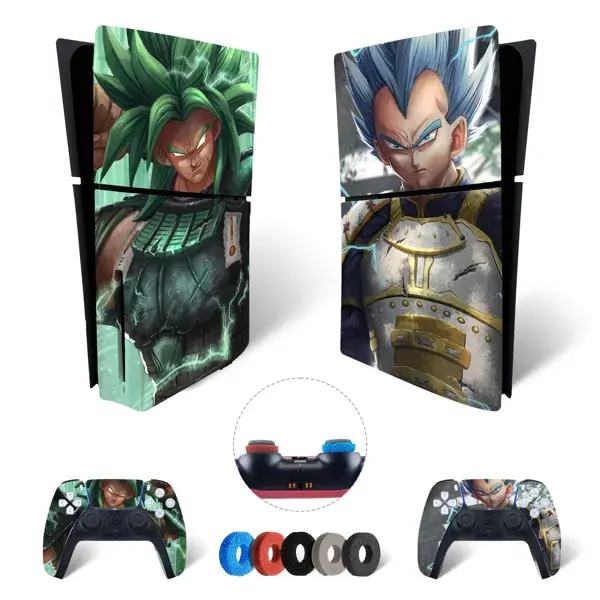Thumbnail: Skin Dragon Ball - Vegeta e Broly per PS5 - Adesivo in Vinile per PlayStation 5