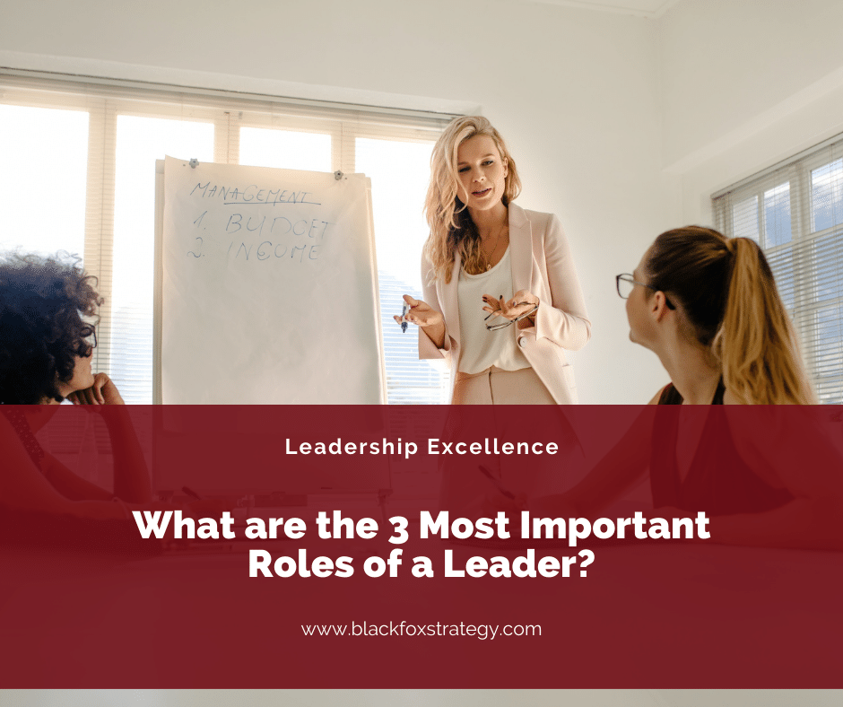 What are the 3 most important roles of a manager