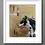 Thumbnail: Holstein cow original oil painting and gold leaf on wrapped canvas