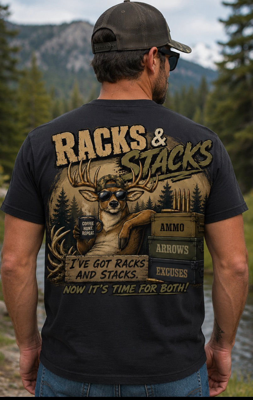 Thumbnail: Racks & Stacks™ Hunting T-Shirt 