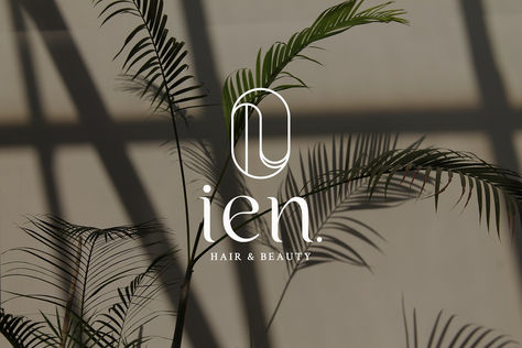 ロゴ／ heir&beauty ien. 