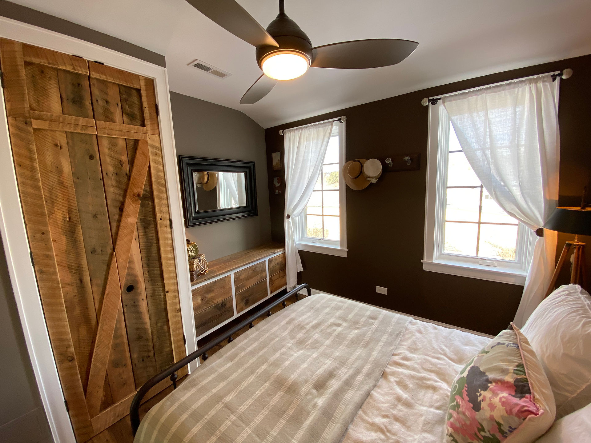 Guest bed closet and dresser