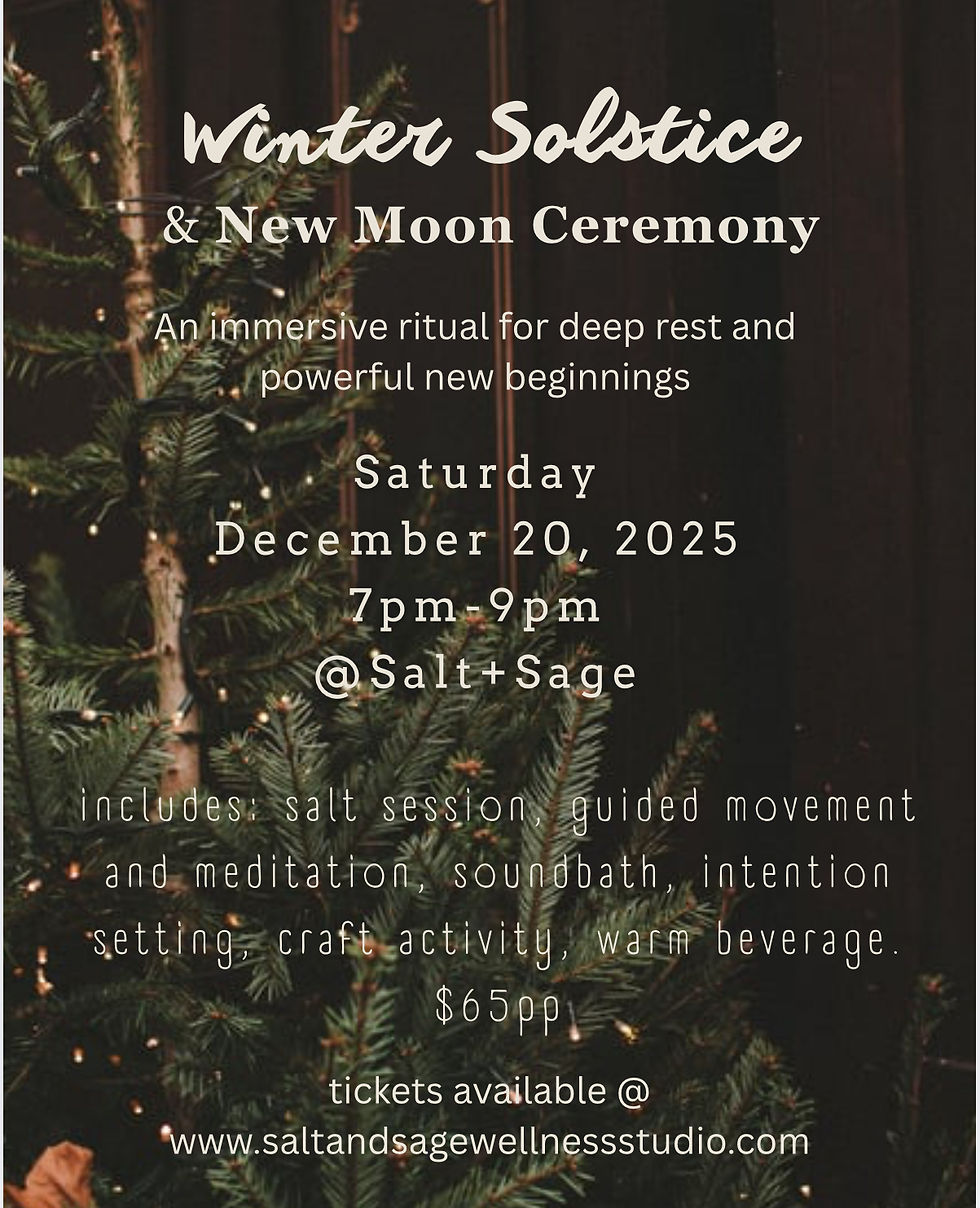 Winter Solstice and New Moon Ceremony