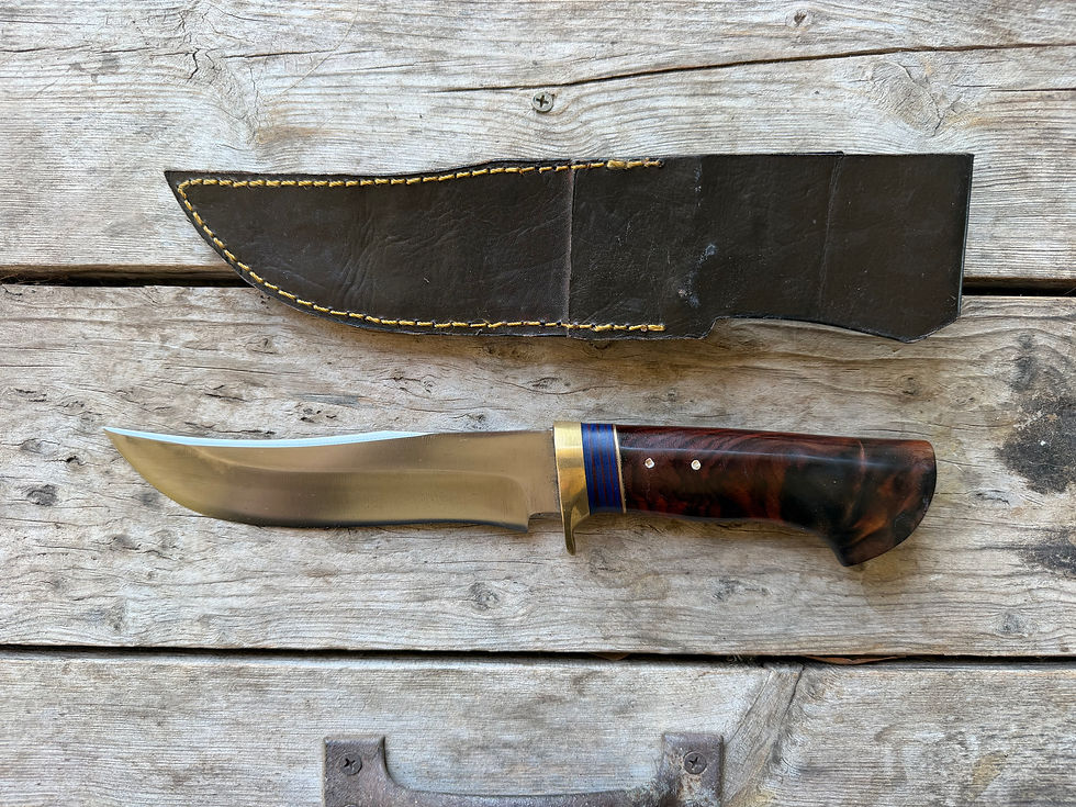 Thumbnail: Bowie fancy brass choil