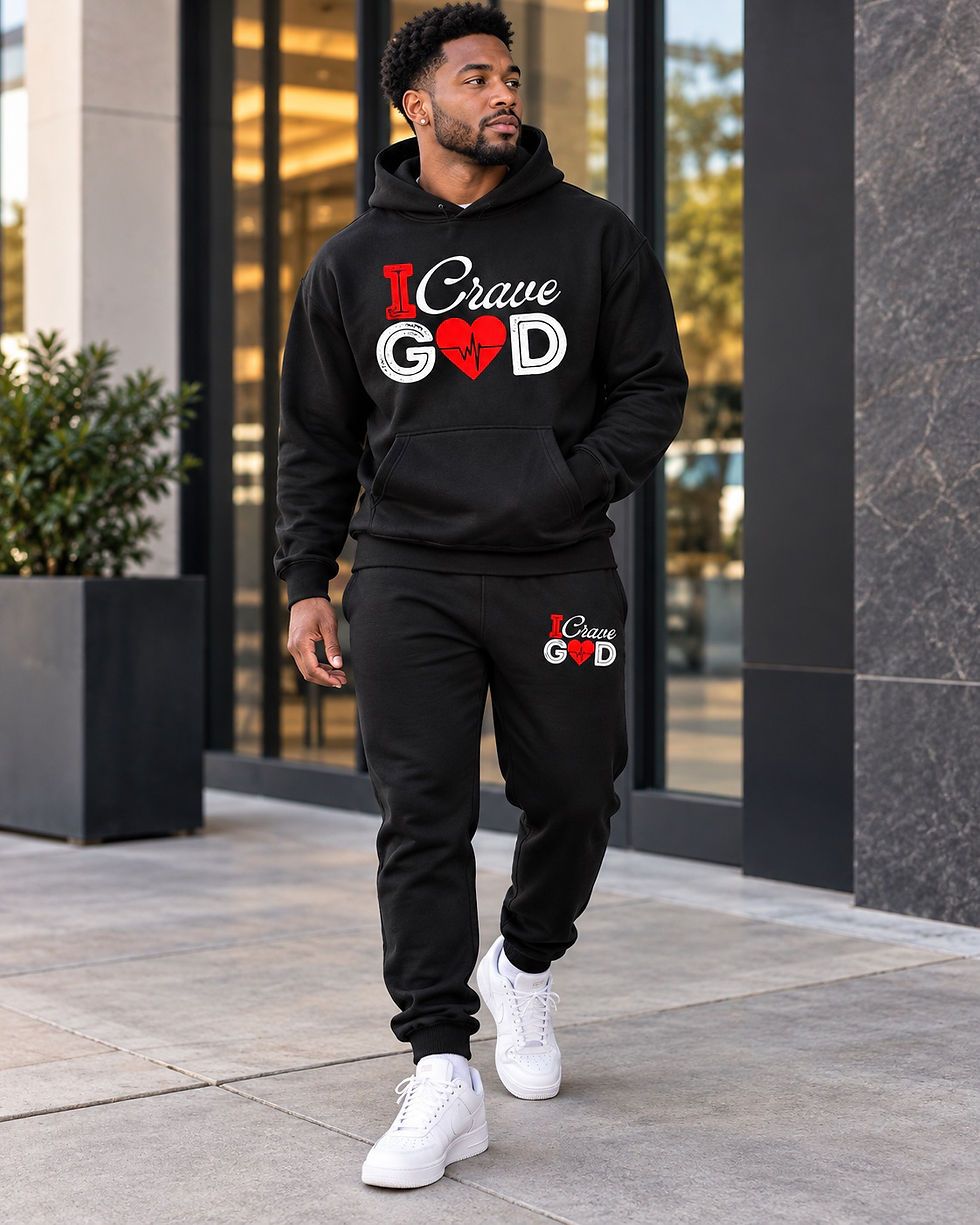 Thumbnail: Signature 2.0 I Crave God Heart Sweatsuit