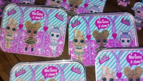 Personalizados LOL - Também estamos trabalhando com docinhos para festa ,trufas e Bolo no pote .
