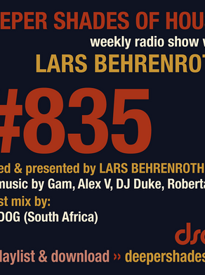 Deeper Shades Of House 835 – guest mix by SK-Dog