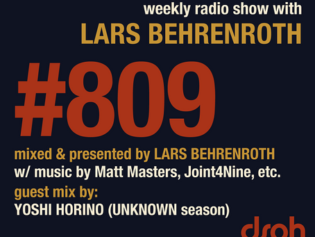 Deeper Shades Of House 809 – guest mix by Yoshi Horino