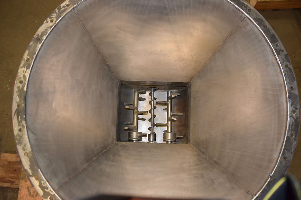 Thumbnail: Acrison stainless BDF-1 volumetric feeders, dissimilar speed auger