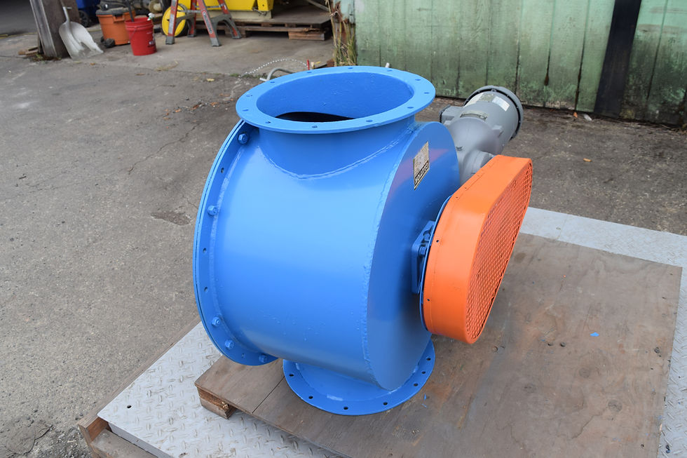 Thumbnail: 12 inch airlock, Carter Day AN12 CLH1, rubber tip rotary valve