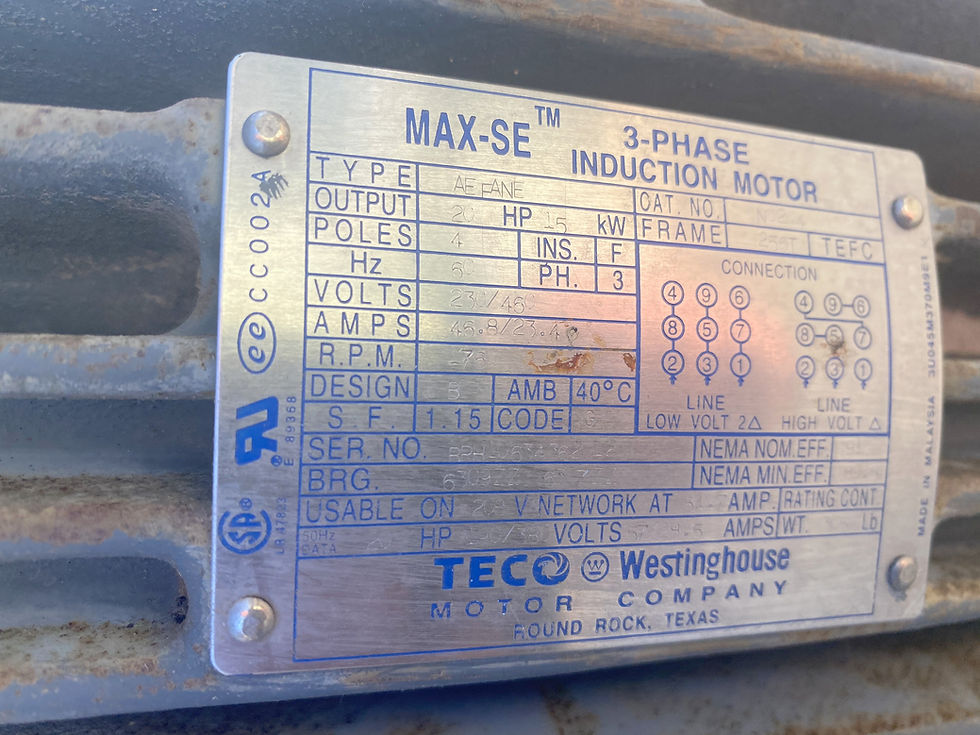 Thumbnail: 20HP paddle wheel fan, 30” diameter wheel material handling