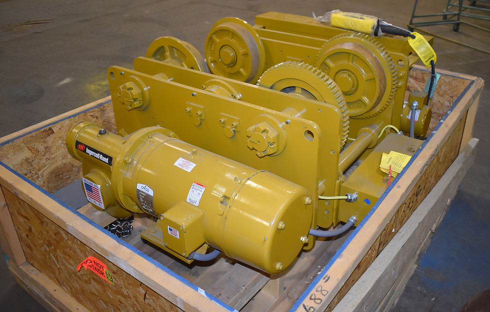Thumbnail: 16 ton electric Yale/ Ingersoll-Rand chain hoist / Chester hoist, low head room