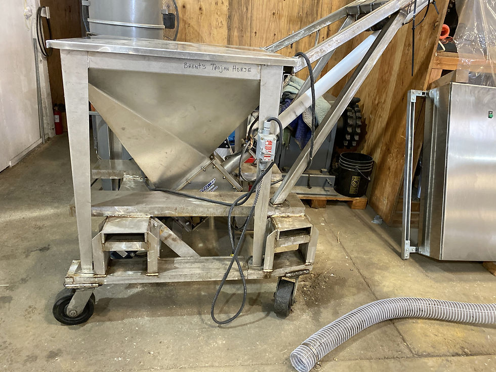 Thumbnail: used Spiroflow Systems  stainless screw auger conveyor