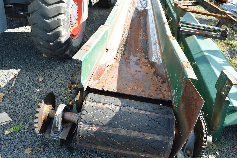 Thumbnail: 150ft long+-, 24 inch long trough belt conveyor,