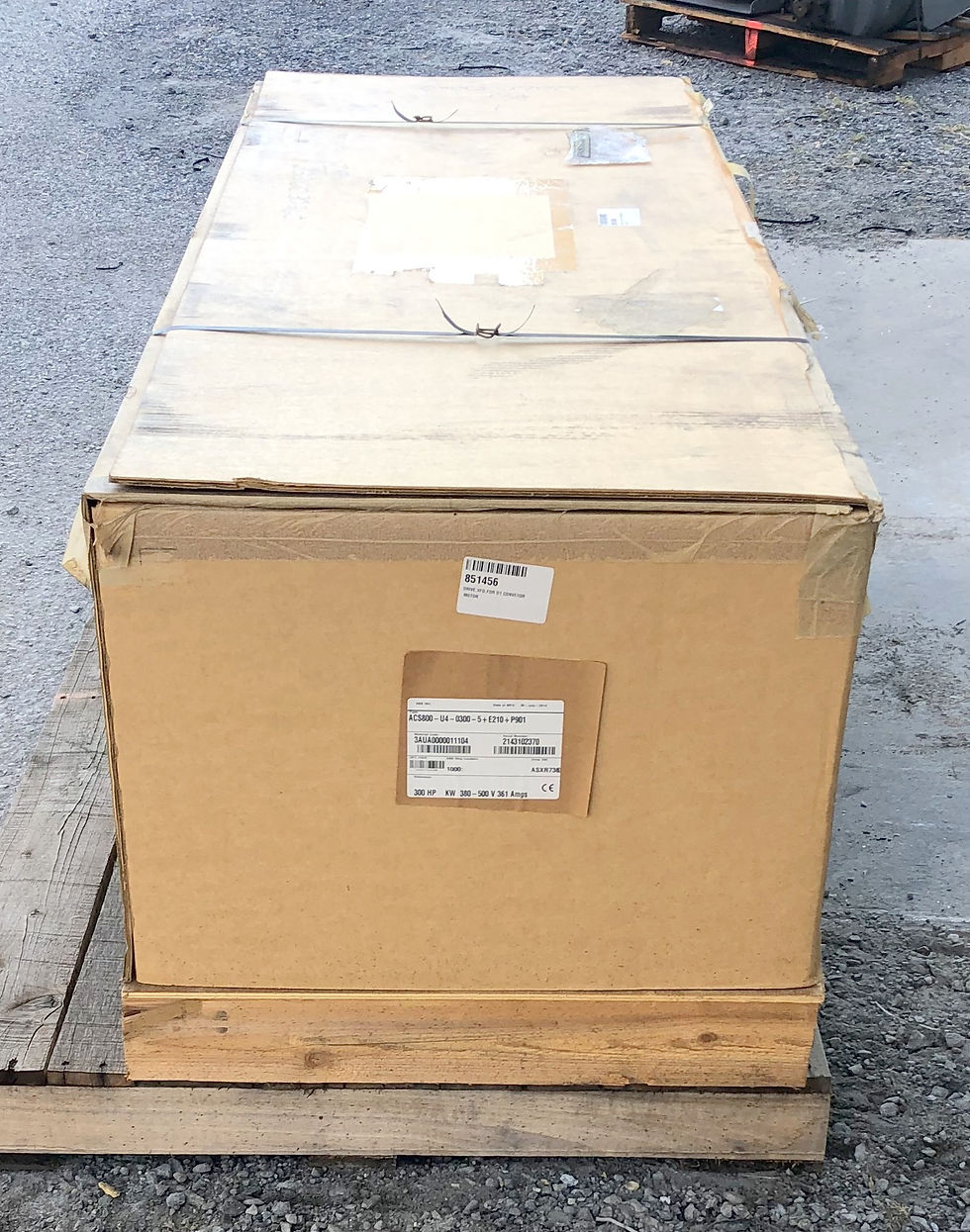 Thumbnail: 300HP AC DRIVE, ABB ACS800 U4 0300 5+E210+P901,  VFD