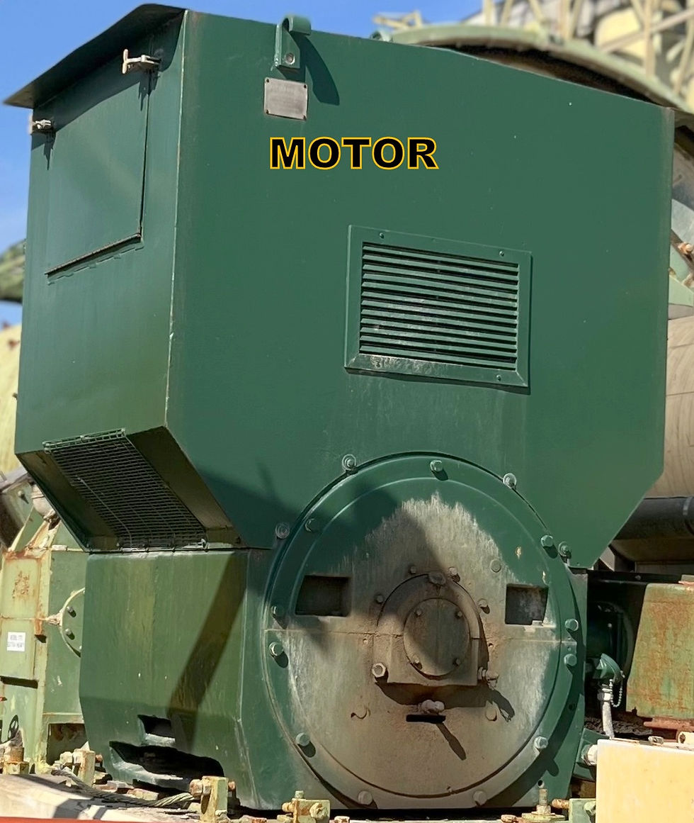 Thumbnail: 8ft x 17ft used KVS Ball Mills. air clutch, 400HP, lube,  2 Kennedy Van Saun,