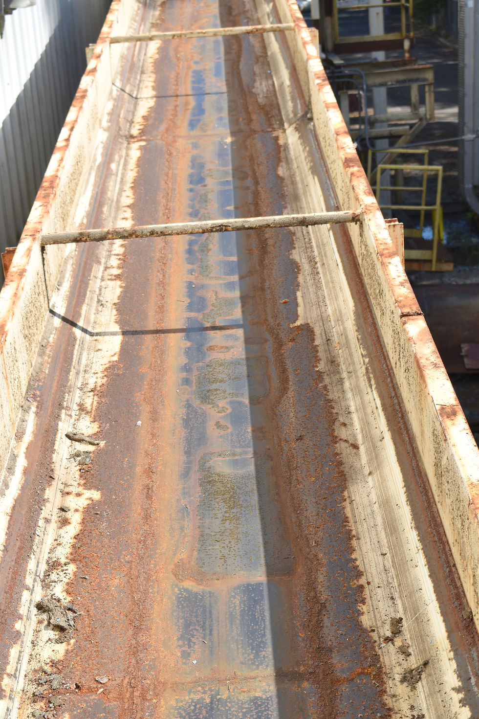 Thumbnail: 120 ft long X 36" wide belt conveyor,
