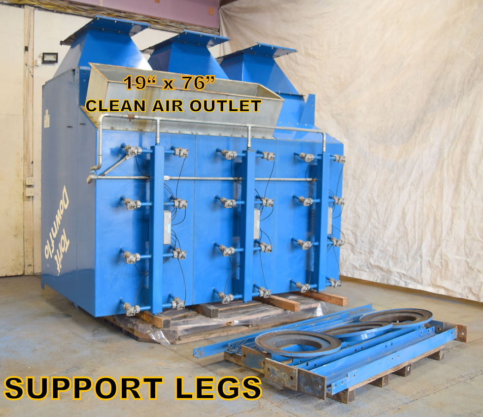 Thumbnail: Donaldson Torit DFT 4-48 cartridge dust collector,60 hp fan, pulse-jet cleaning