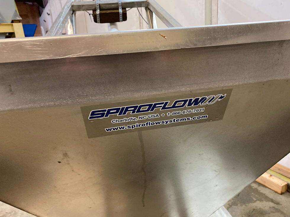 Thumbnail: used Spiroflow Systems  stainless screw auger conveyor