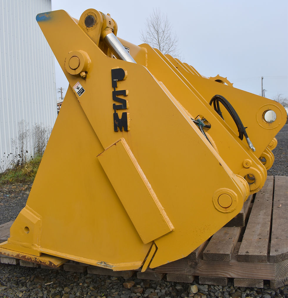 Thumbnail: 4 in 1 bucket 3 ½ yards, for 950 Caterpillar wheel loader, 126 inches wide