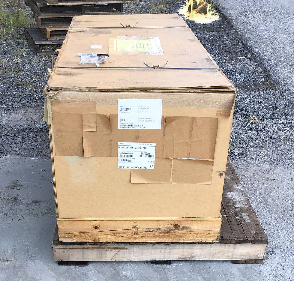 Thumbnail: 300HP AC DRIVE, ABB ACS800 U4 0300 5+E210+P901,  VFD