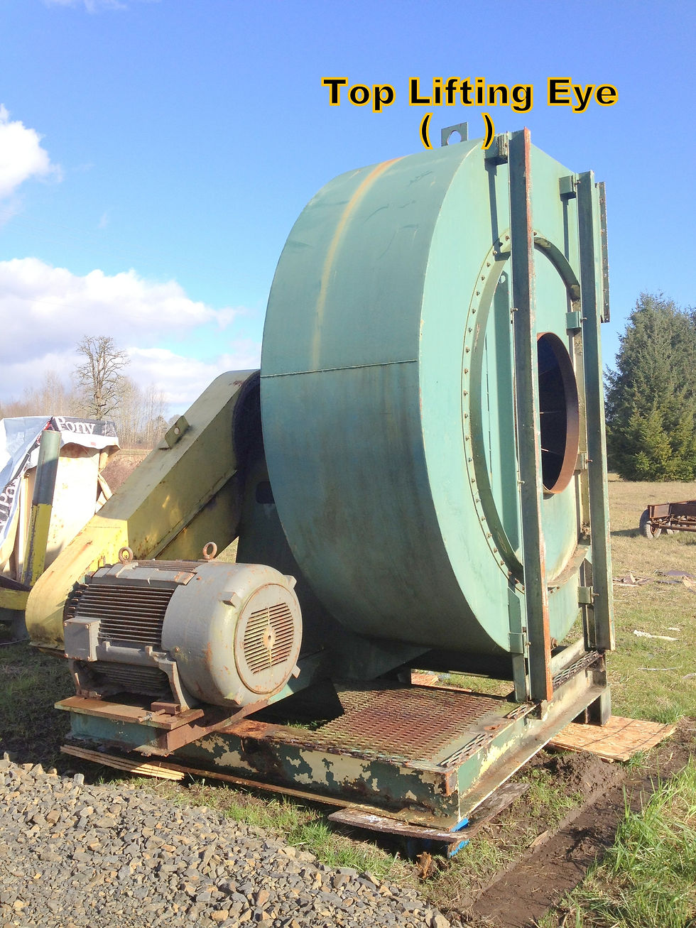 Thumbnail: 77” paddle wheel fan, material handling blower