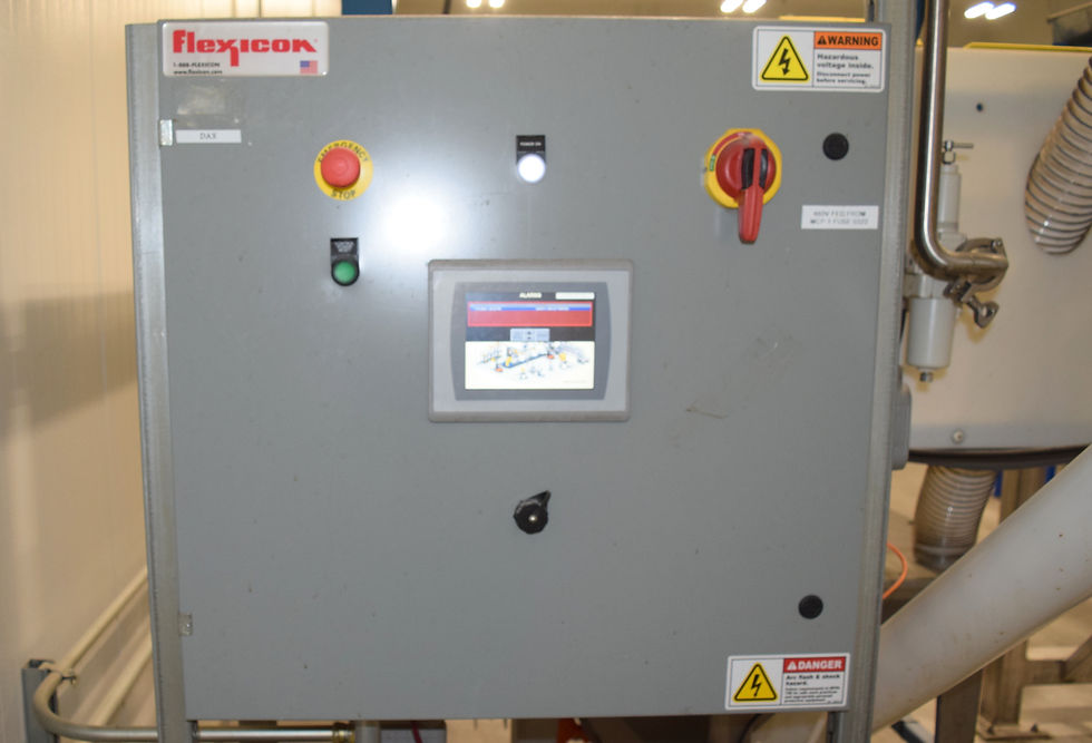 Thumbnail: SOLD  Bulk bag unloaders, 2 Flexicons bulk bag discharger systems available