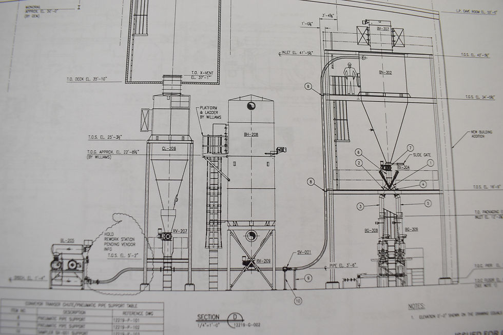 Thumbnail: Williams # 40 NF impact Dryer/Crusher Mill System,60″ Williams Turbine Separator