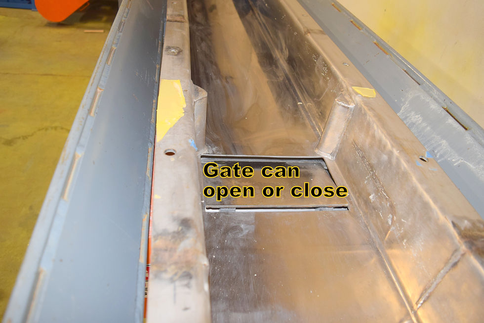Thumbnail: Stainless steel 25ft 8 inches Carrier vibrating conveyor,  12" shaker conveyor