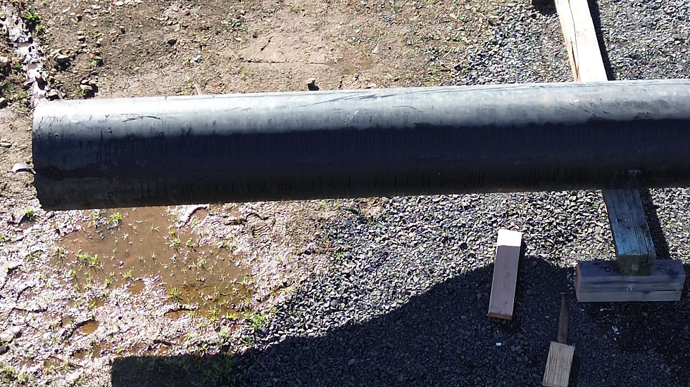 Thumbnail: Used HDPE pipe 40ft length,   22”/24”+- diameter pipe