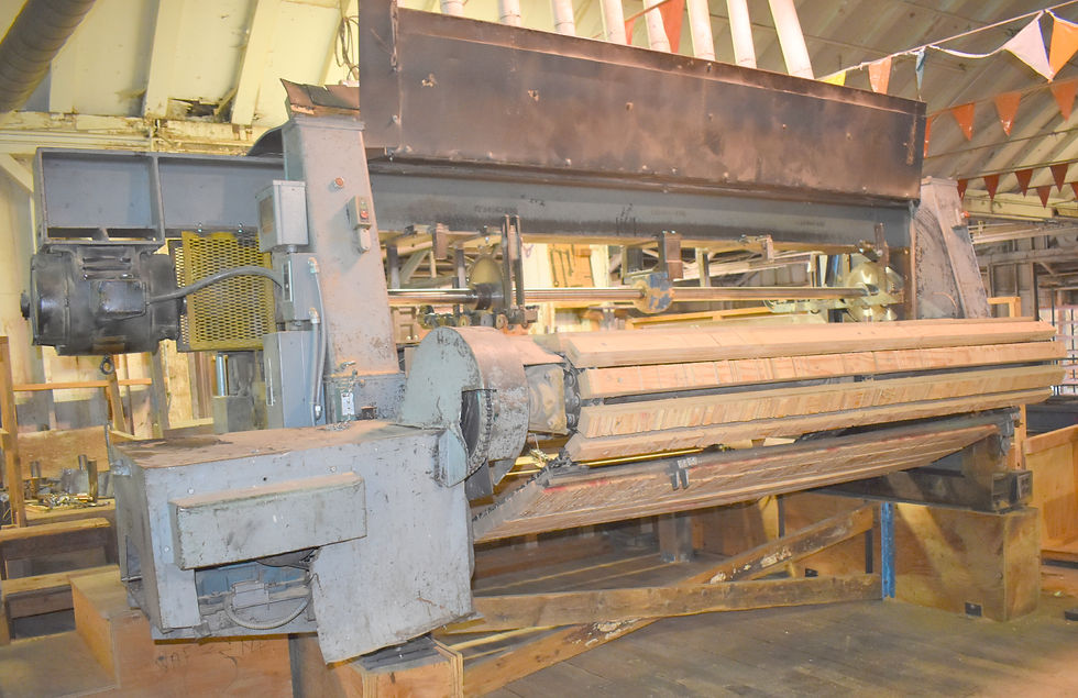 Thumbnail: America Globe 10 foot gang panel slatbed trim saw