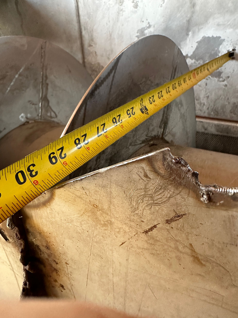 Thumbnail: 28" stainless steel screw auger conveyor 16ft+ stainless auger length