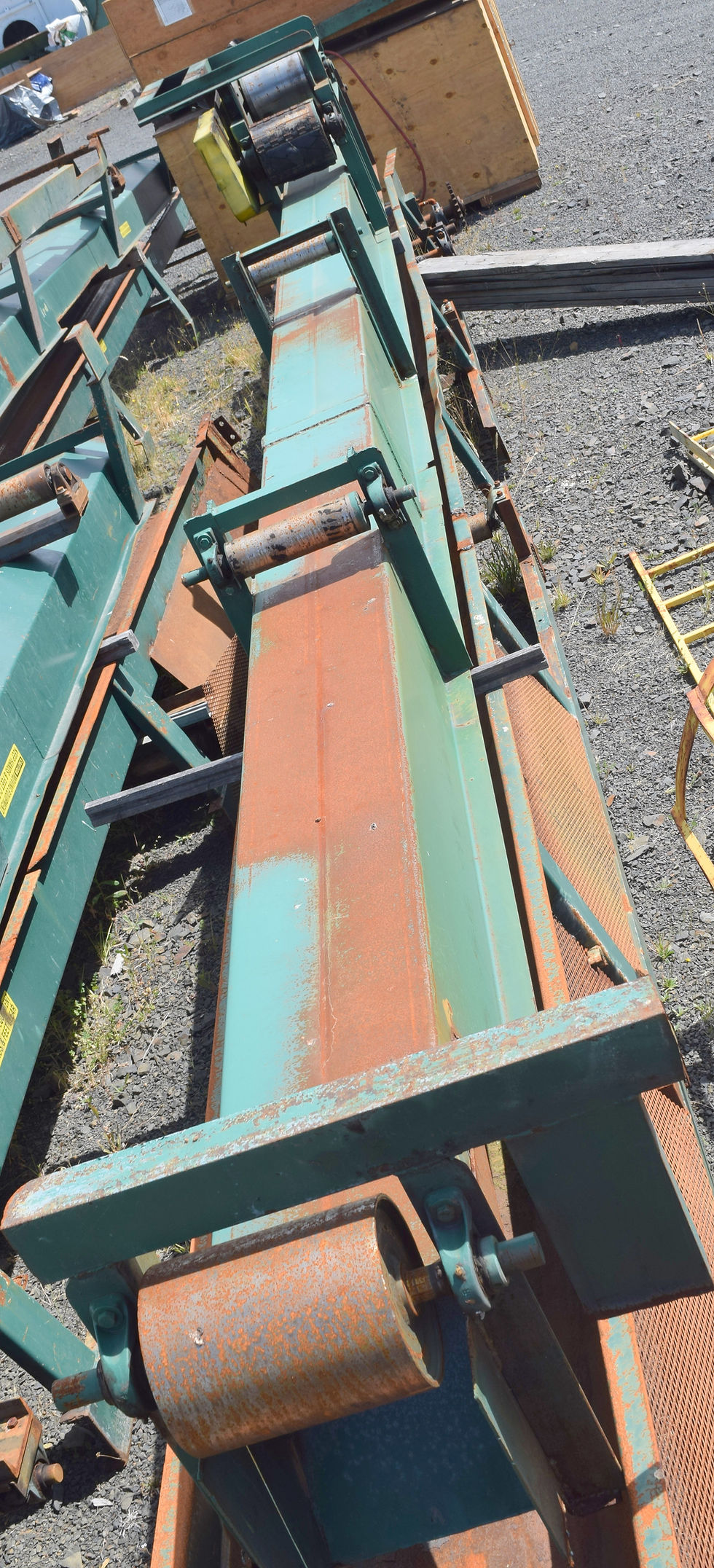 Thumbnail: 30ft +- long x 13” wide trough belt conveyor