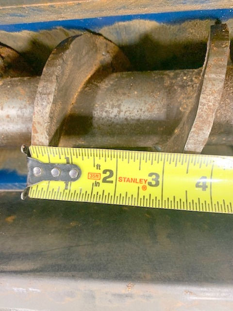 Thumbnail: 5 inch wide 8ft screw auger, heavy duty screw auger plastic trough liner