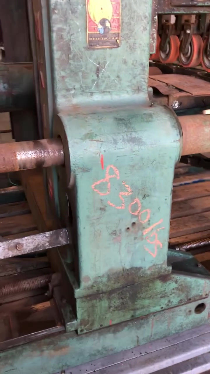 Thumbnail: Jenkins first pass saw, Jenkins skinner saw, 5ft wide skinner saw