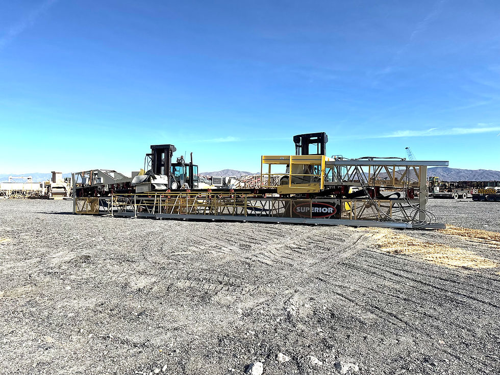 Thumbnail: 3ft x 103ft long  Superior conveyor belt with folding up to 61ft Long