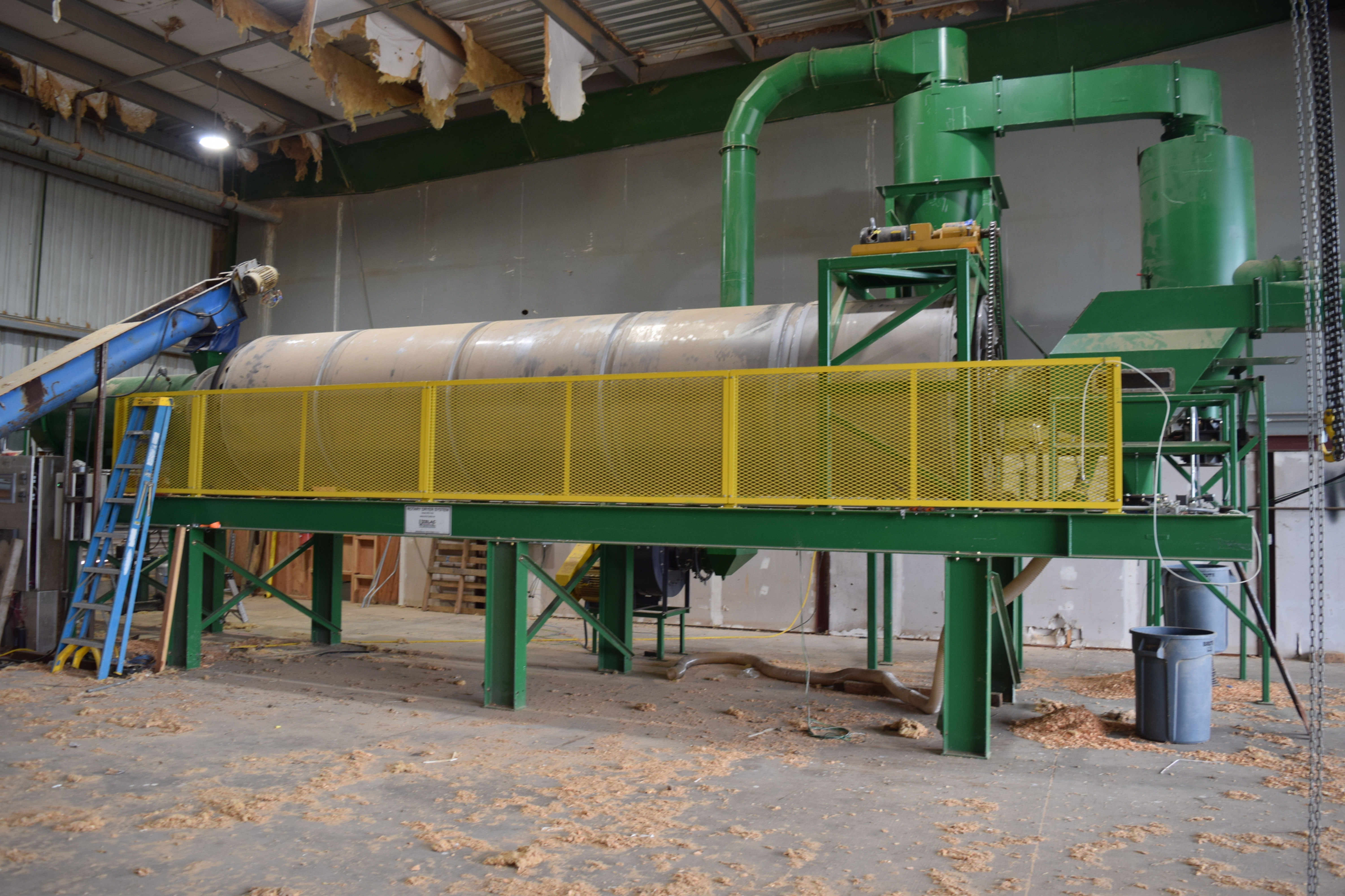 Rotary Dryer System, Drum dryer-Single Pass, Uzelac SPD-1000