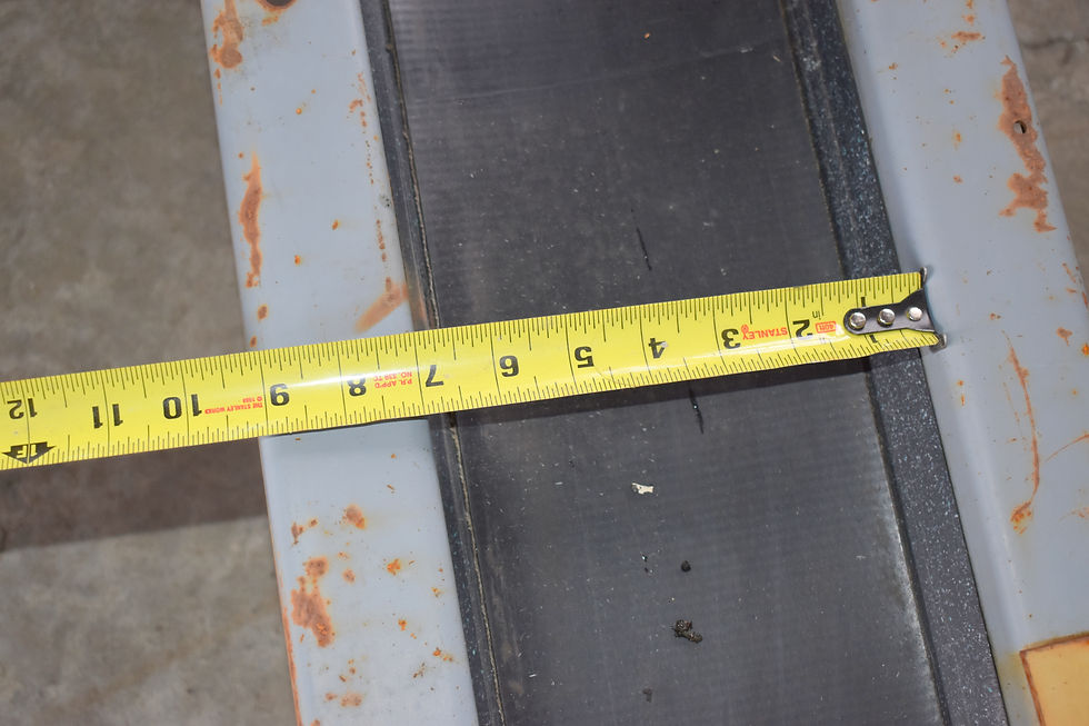 Thumbnail: Belt conveyor 10ft long x 7 inch width belt